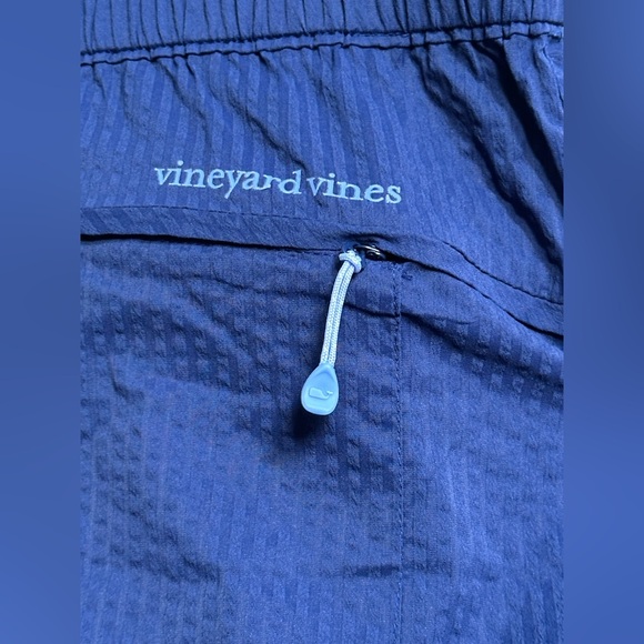 NEW Vineyard Vines Performance Seersucker Harbor Skirt Deep Bay Navy Women’s XS - Picture 6 of 9